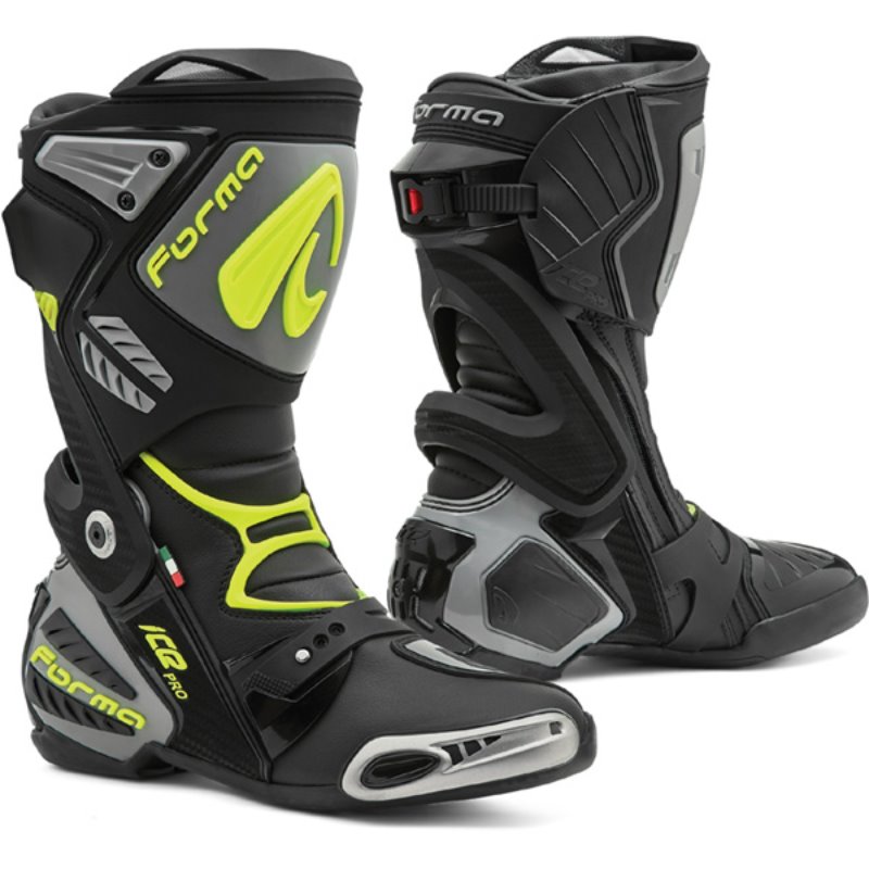 FORMA ICE PRO RACING BOOTS (블랙-그레이-옐로우)